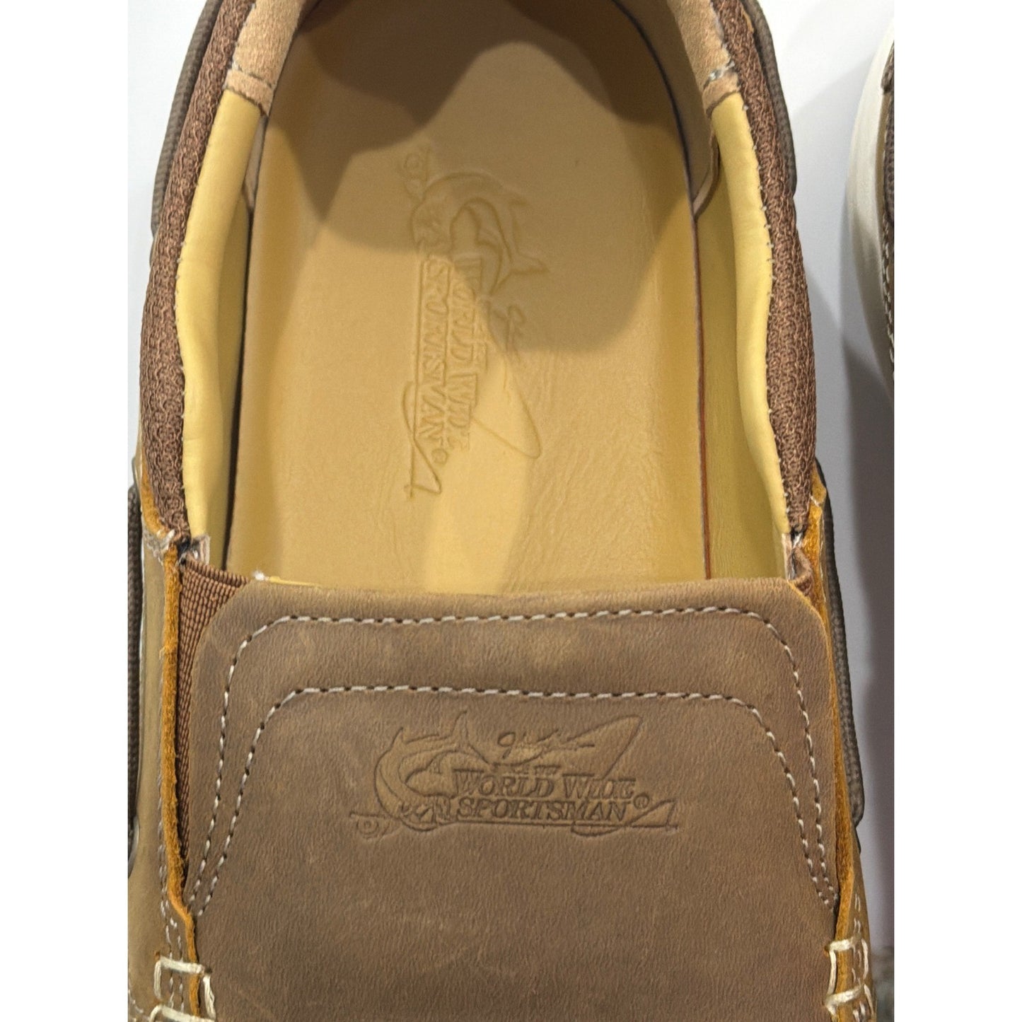 Worldwide Sportsman Bluewater Shoes Men 12 Brown Slip On Nautical6