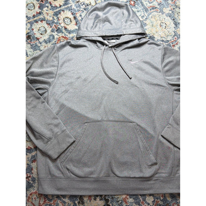 Nike Therma-FIT Hoodie Mens XXL Grey Pullover Performance Sweatshirt1