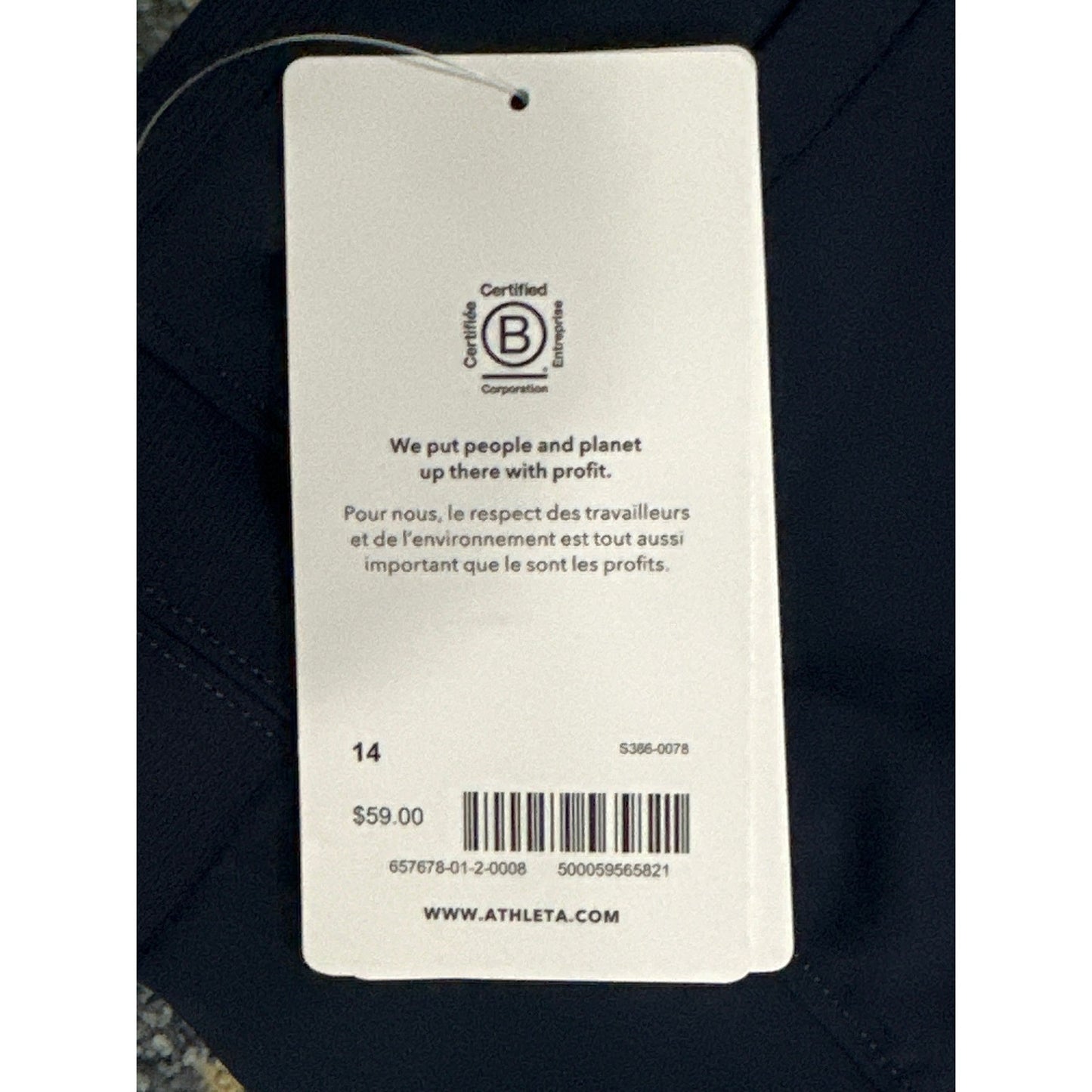 Athleta Brooklyn Skort Women 14 Navy Blue Active Travel Golf Mini Skirt NWT6