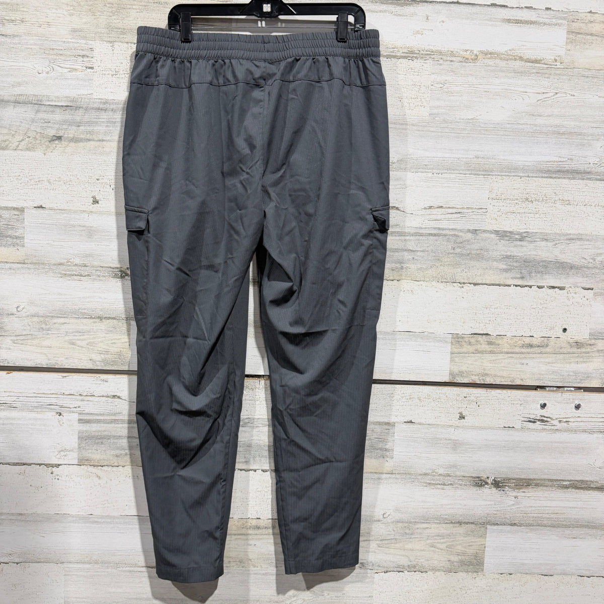 BCG Cargo Jogger Pants Men XL Gray Ripstop Stretch Athleisure EUC2