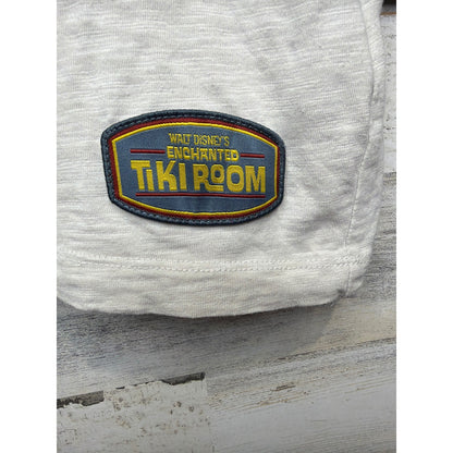 Disney Enchanted Tiki Room Shirt Adult Medium Beige Large Bills Graphic Tee2