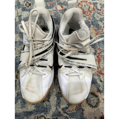 Nike React Hyperset Volleyball Shoes Women 7.5 White Black Gum Athletic5