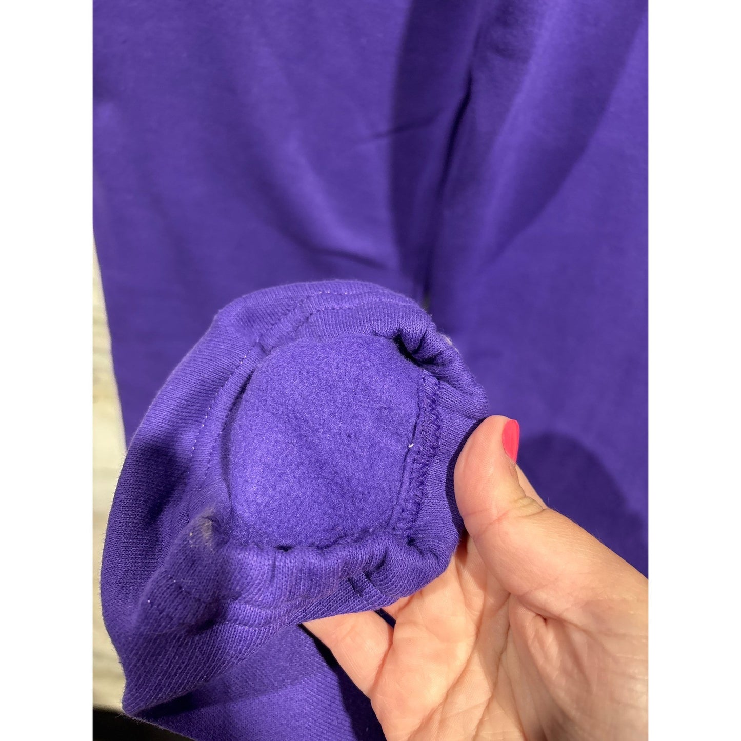 Bassett Walker Sweatpants Women 14-16 Purple Vintage 90s Sturdy Sweats1