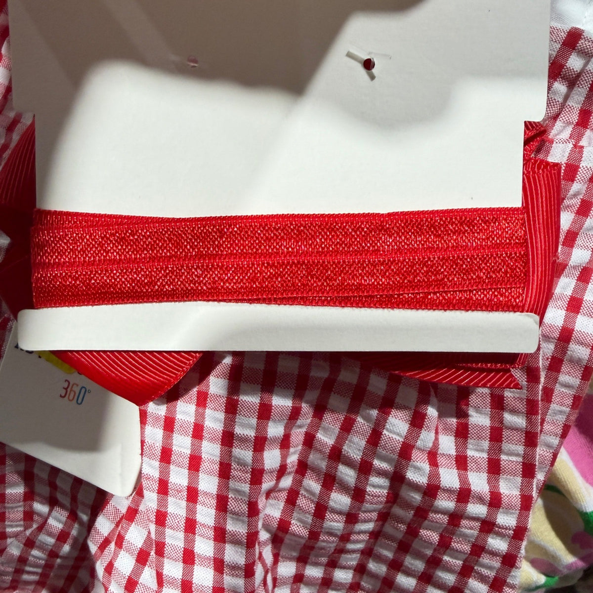 Adventurewear Class Club Bubble Romper Girls 6M Red Watermelon Gingham NWT5