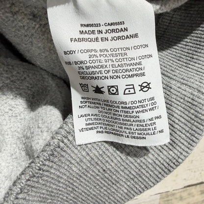 Nike Hoodie Boys Medium (Fits 6/7) Grey Embroidered Logo Fleece Sportswear EUC3