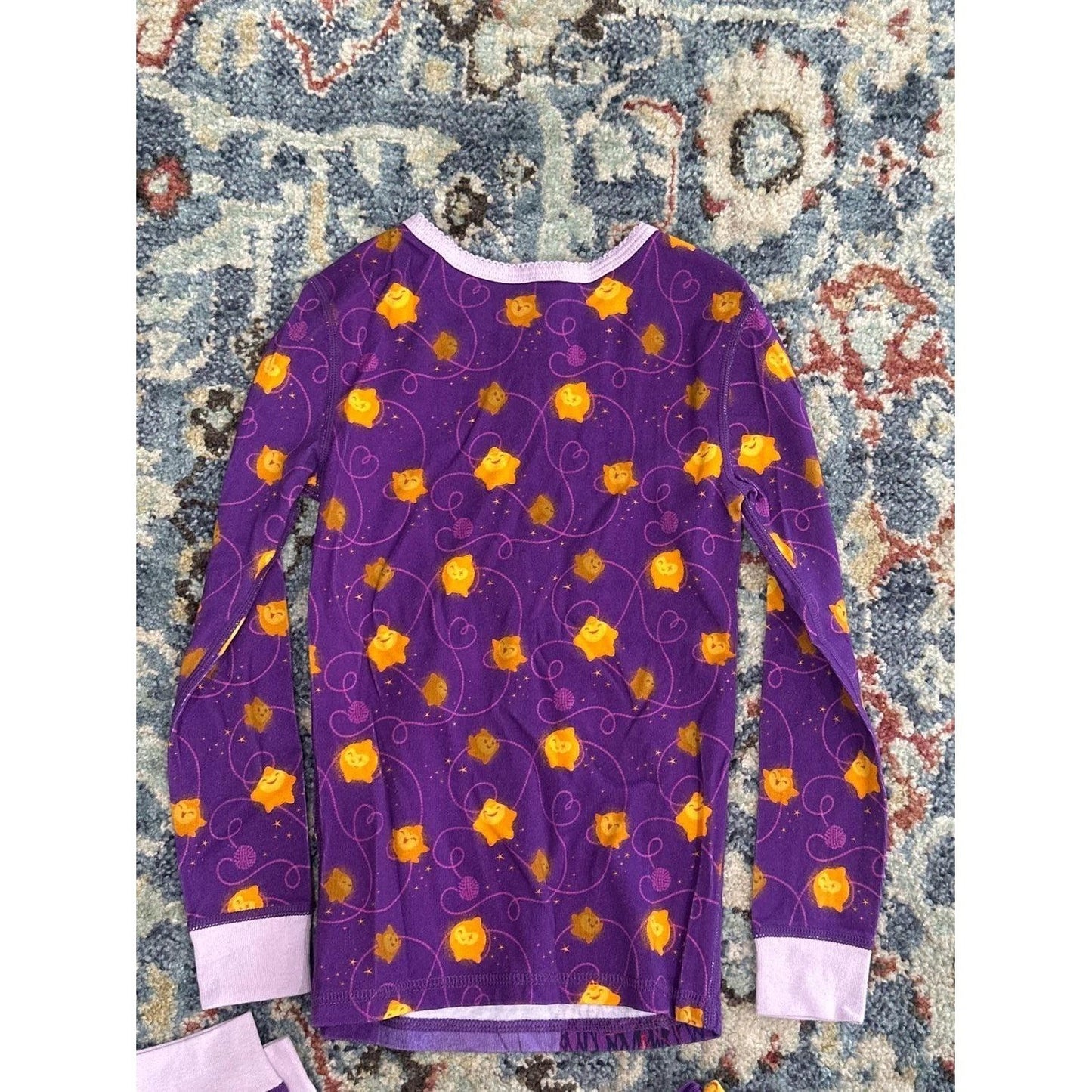 Disney Wish Pajama Set Girls 6 Purple Asha Star Shine On EUC2