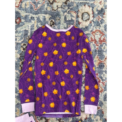 Disney Wish Pajama Set Girls 6 Purple Asha Star Shine On EUC2