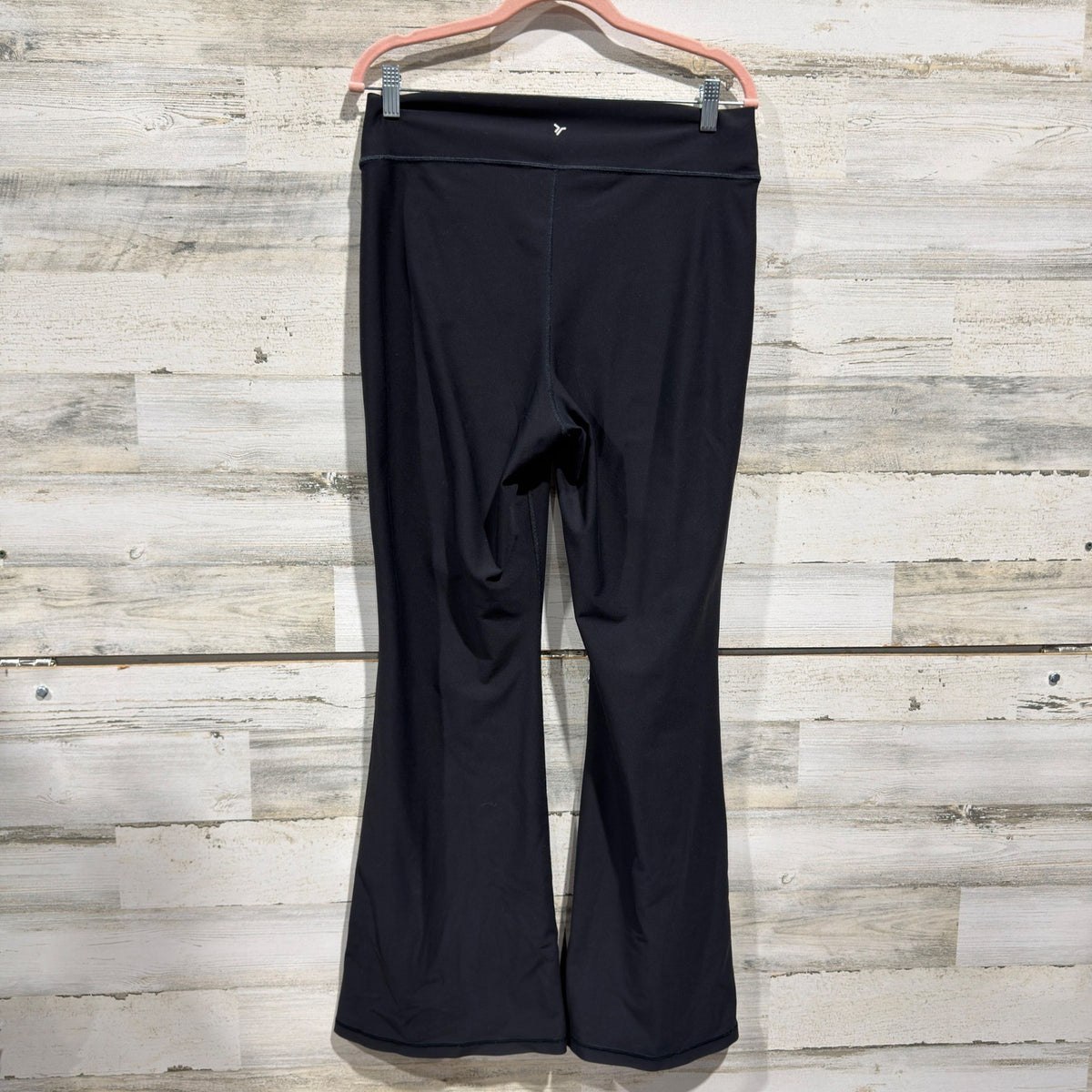 Old Navy Powersoft Extra High-Rise Flare Pants Womens L Black Go-Dry Activewear2