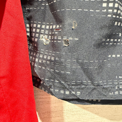 Under Armour Short Set Boys Small Red Black Logo Active *Flawed3