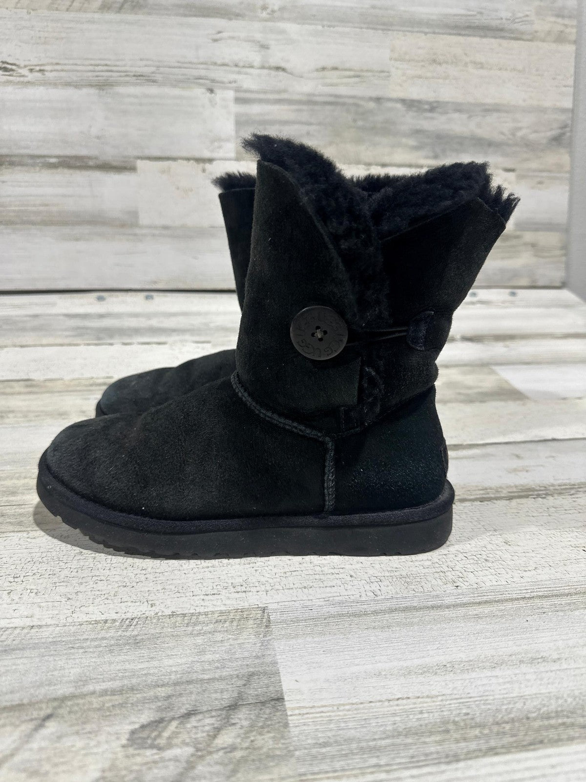 UGG Australia Black Boots - Women's Size 8 - Good Used Condition1
