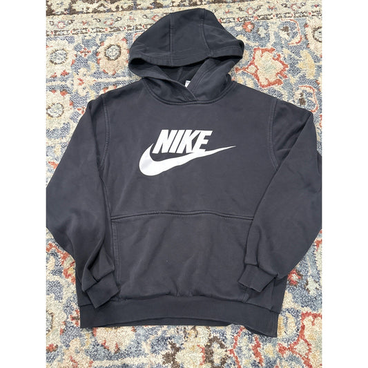 Nike Hoodie Boys Youth Large Black Futura Logo Fleece Pullover0