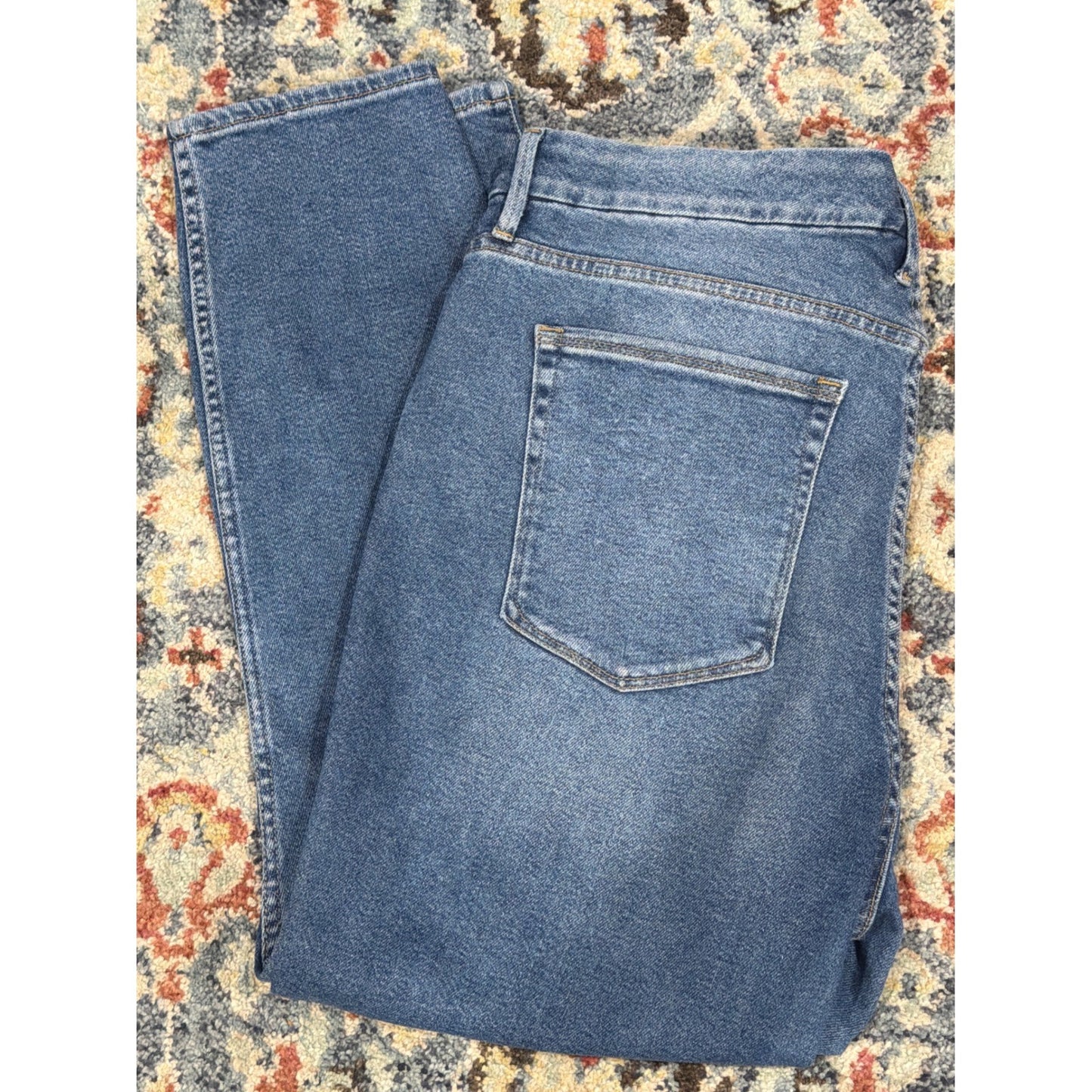 Good American Good Curve Jeans Women 18 Blue High Rise EUC0