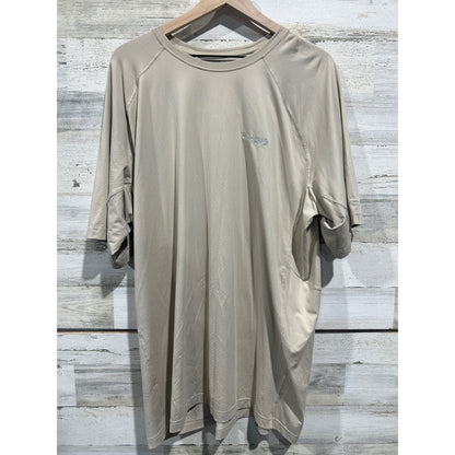 Columbia Performance T-Shirt Men XXL Tan Raglan Sleeve Gorpcore EUC0