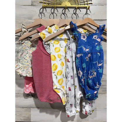 Carter's Cloud Island Leighton AlexanderBaby Girl 24M Romper Bodysuit Bundle0