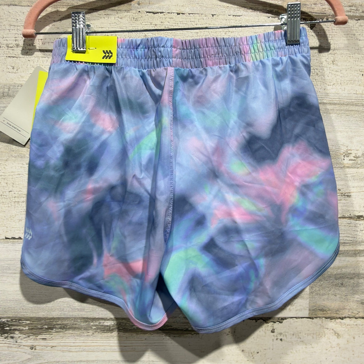 All In Motion Run Shorts Girls XL 14 Vibrant Blue Tie Dye Active Sport NWT5