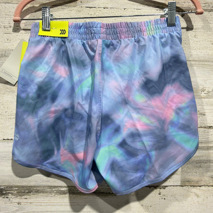 All In Motion Run Shorts Girls XL 14 Vibrant Blue Tie Dye Active Sport NWT5