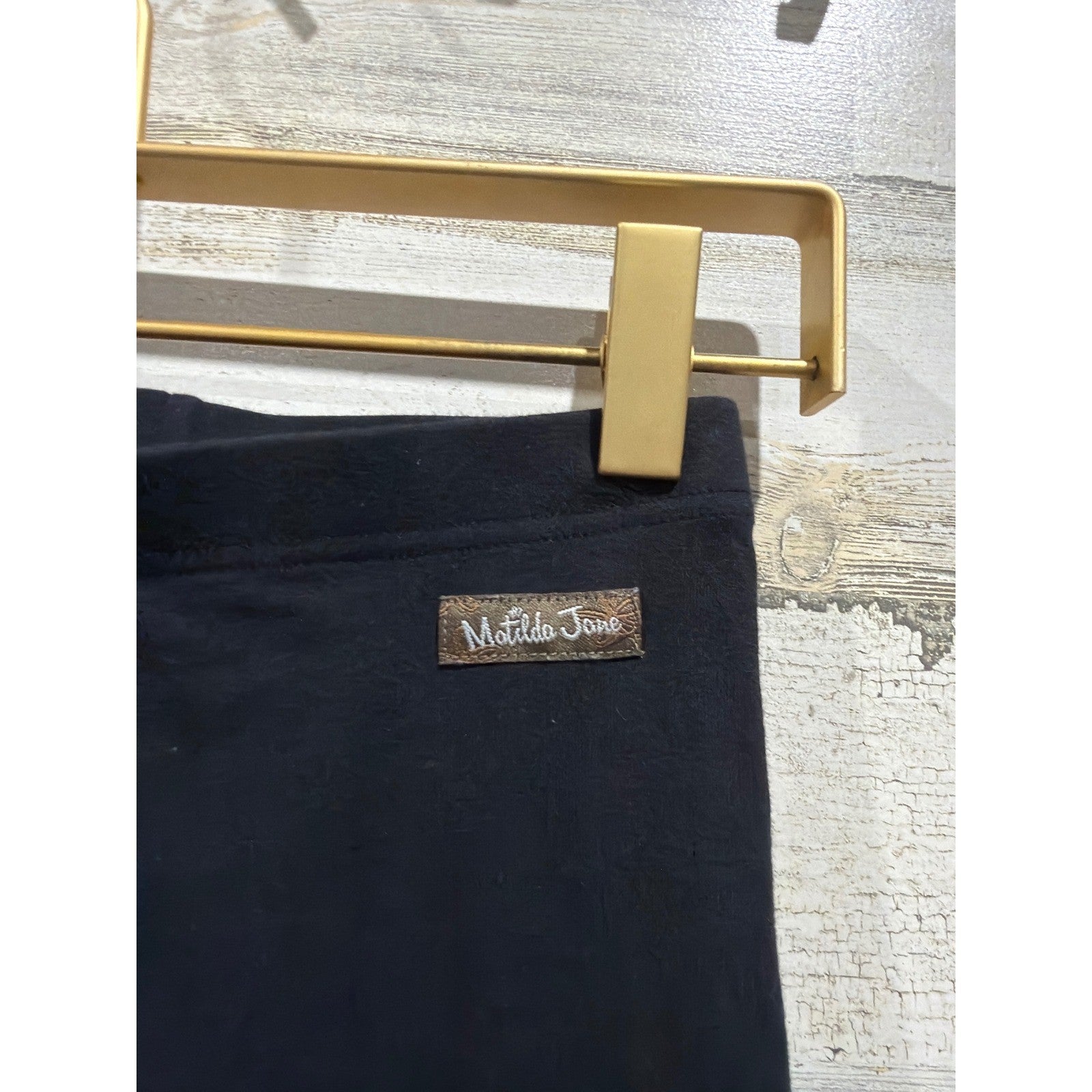 Matilda Jane Ruffle Shorts Girls 10 Black Cotton Stretch Boutique EUC1