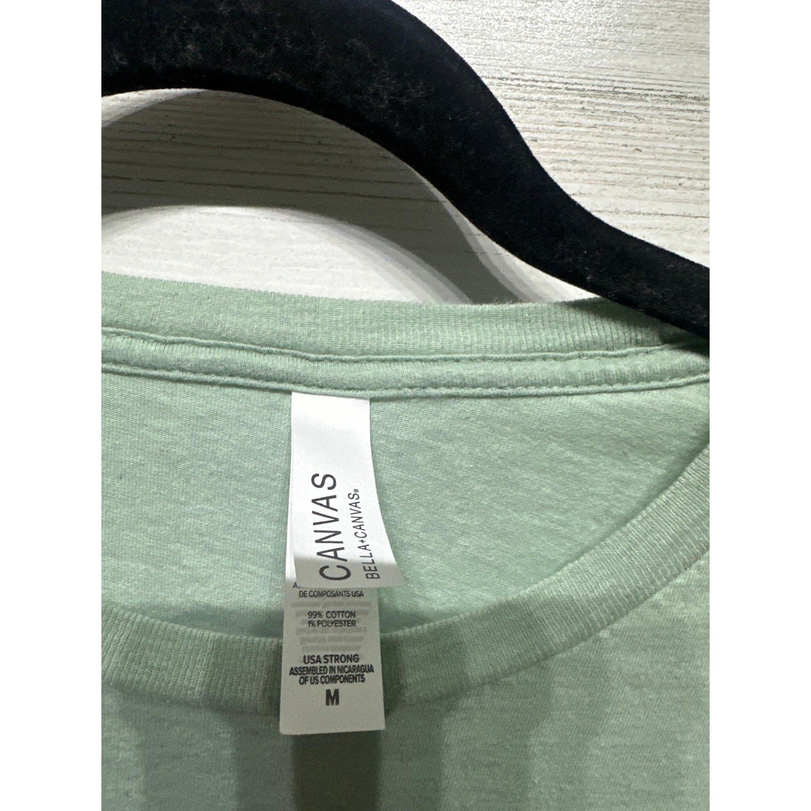 The Holiday Tees Graphic T-Shirt Women Medium Green Shamrock Psalm 139 EUC2