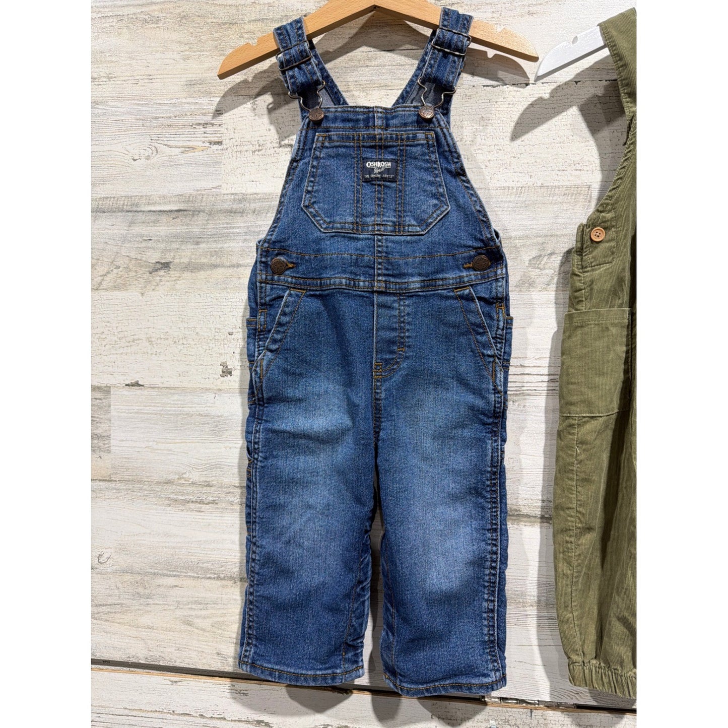 Oshkosh Disney Romper Overall Bundle Boys 18M Simba Mickey Monster Truck4
