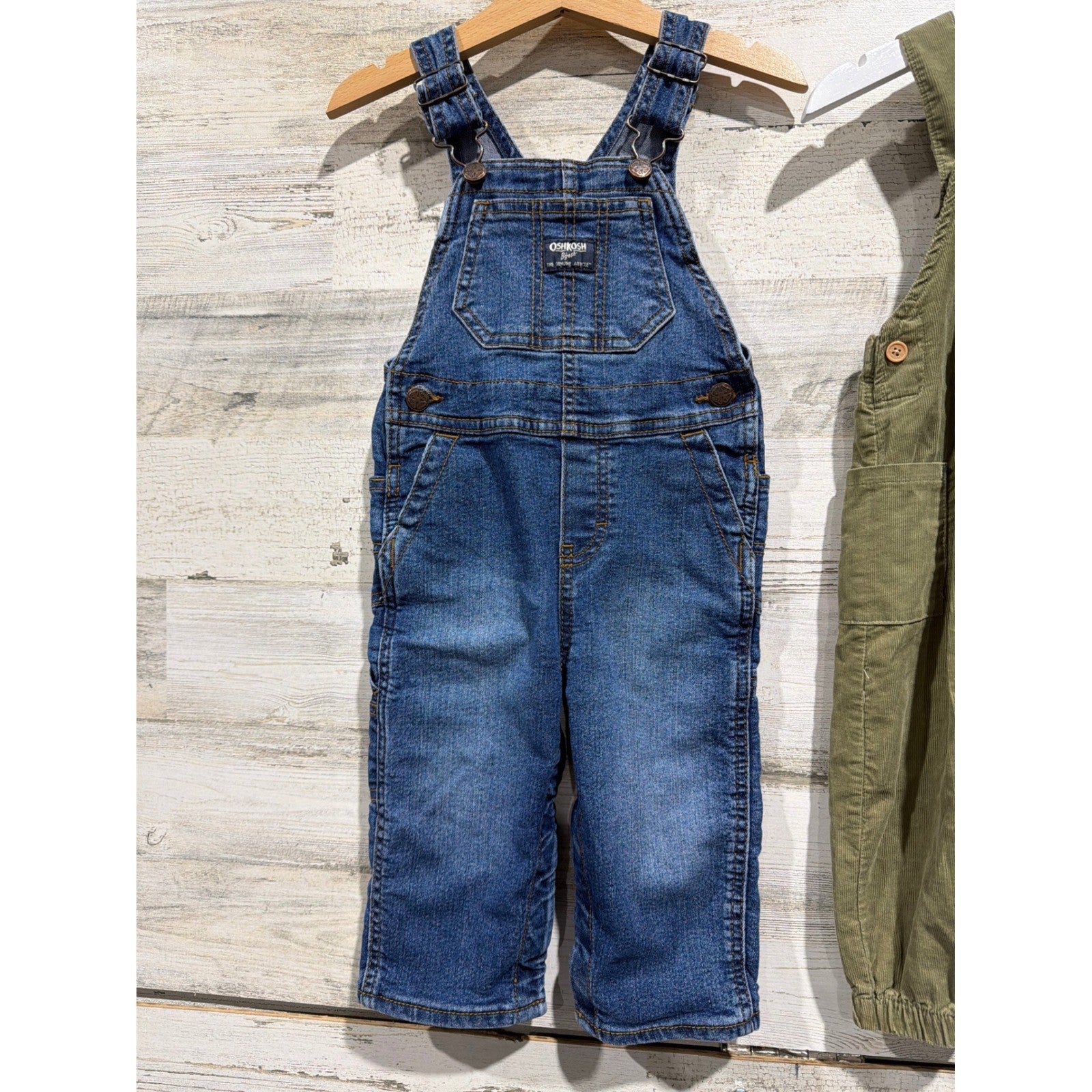 Oshkosh Disney Romper Overall Bundle Boys 18M Simba Mickey Monster Truck4
