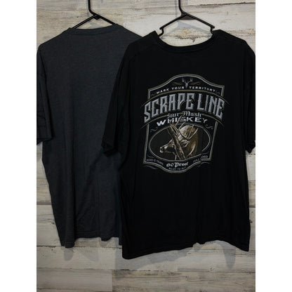 Grunt Style Scrape Line T-Shirt Bundle Men 2XL Black Charcoal Graphic Tees3