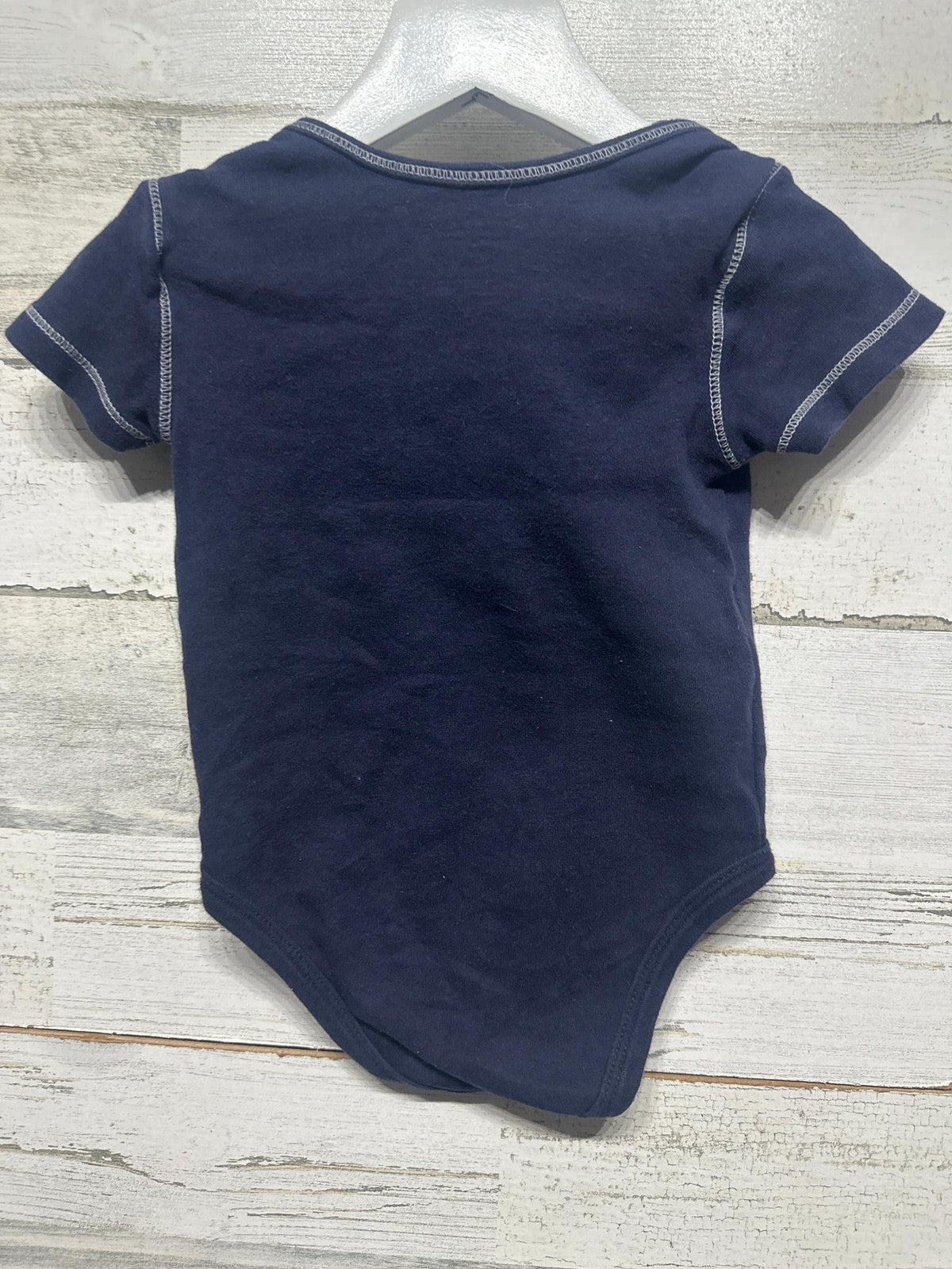 Team Athletics MLB Houston Astros Bodysuit Kids 18M Navy Blue Graphic EUC2