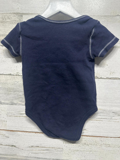 Team Athletics MLB Houston Astros Bodysuit Kids 18M Navy Blue Graphic EUC2