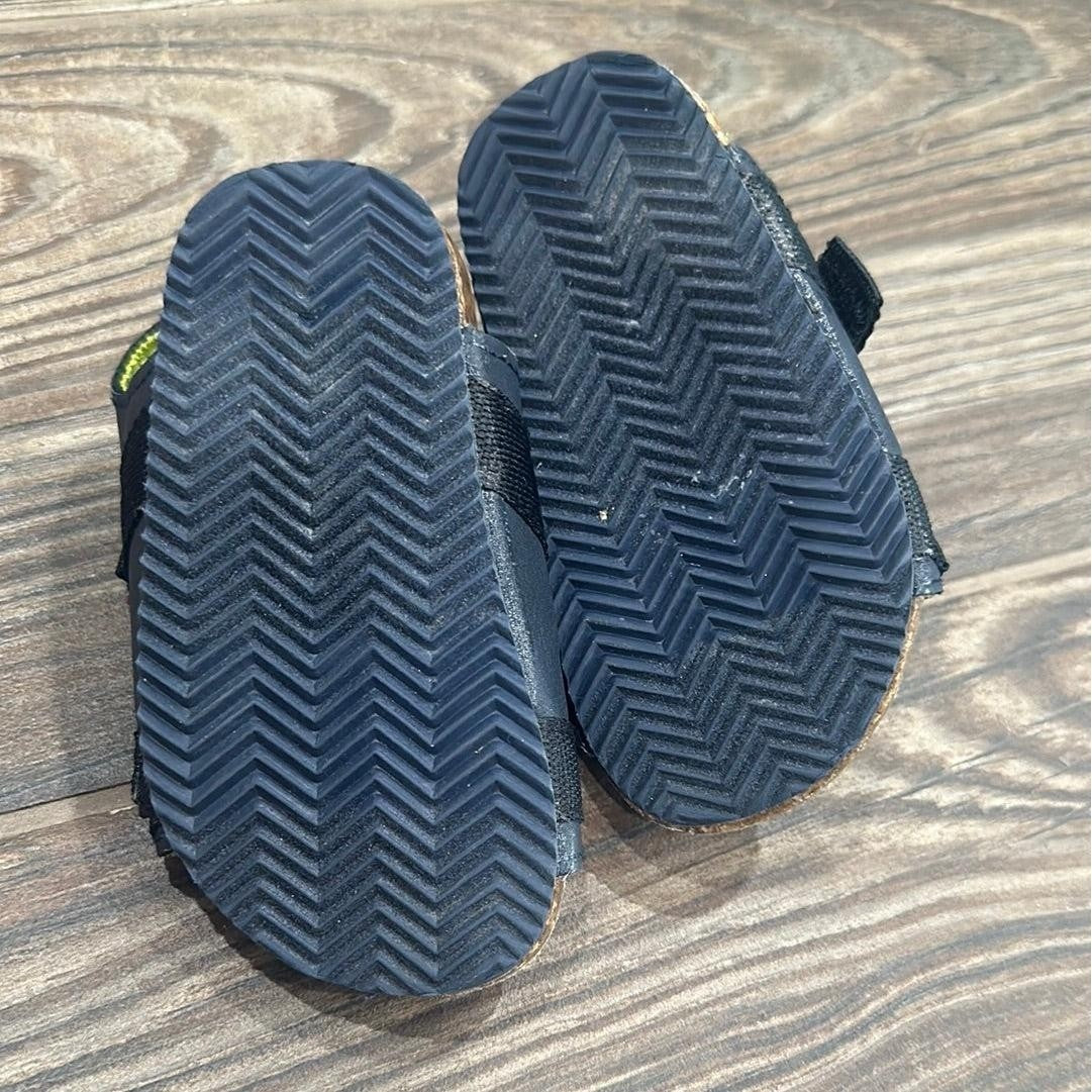 Cat and Jack Sandals Boys Size 6 Toddler Navy Blue Hook and Loop Strappy5