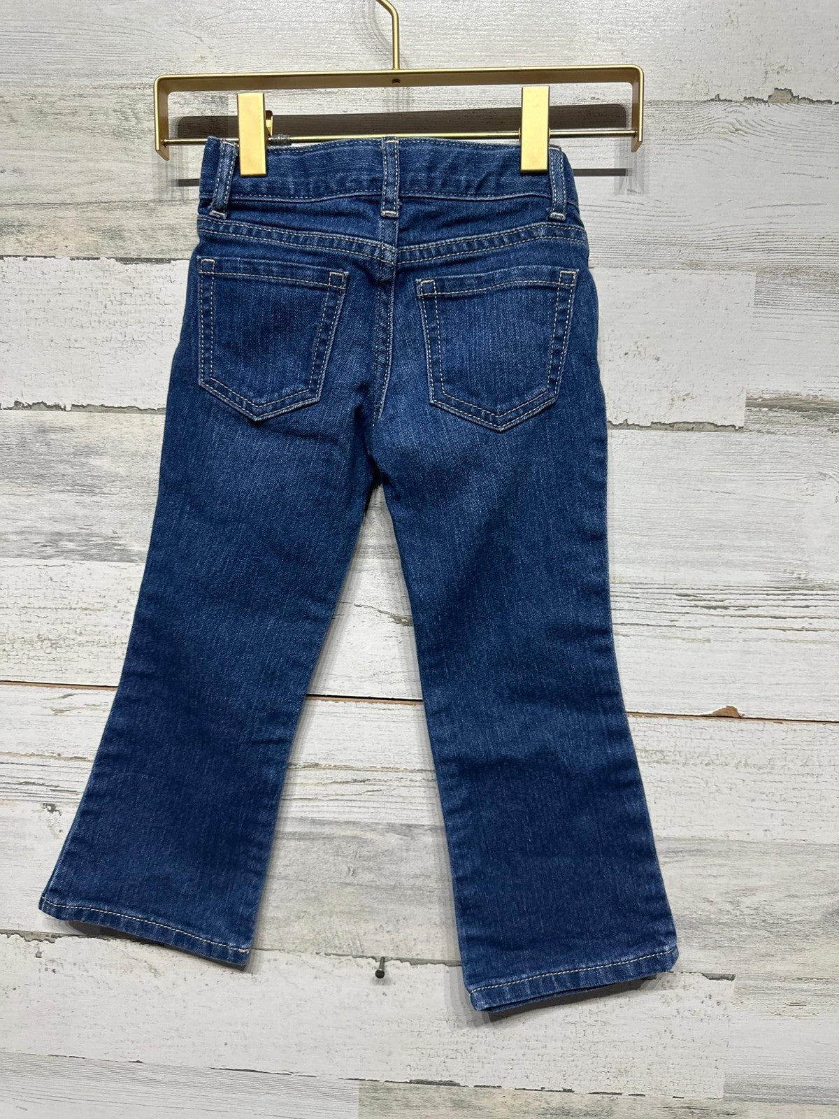 The Childrens Place Bootcut Jeans Kids 4 Blue Heart Hardware NWOT2