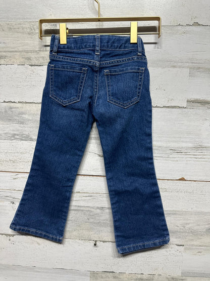 The Childrens Place Bootcut Jeans Kids 4 Blue Heart Hardware NWOT2