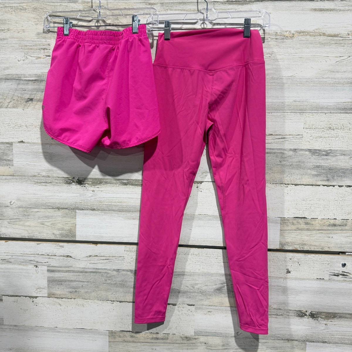 Activewear Bundle Girls Large 10/12 Pink Blue Spandex Sporty EUC7