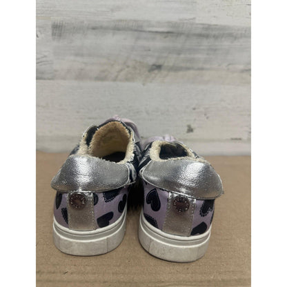 Steve Madden Sneakers Kids Youth 3 Black Silver Glitter Star Butterfly3