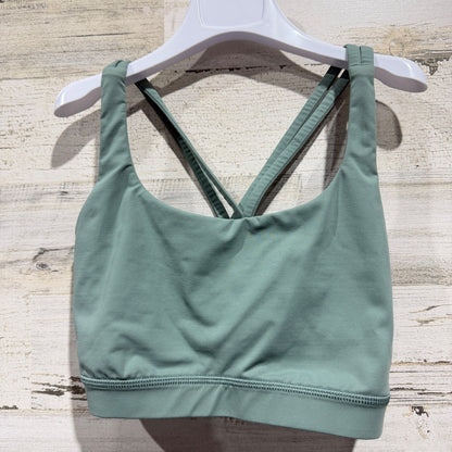 Lululemon Energy Bra Women 8 Tidewater Teal Strappy Activewear EUC0