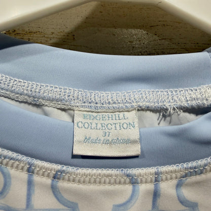 Edgehill Collection Rash Guard Boys 3T Blue Lattice Preppy NWT2