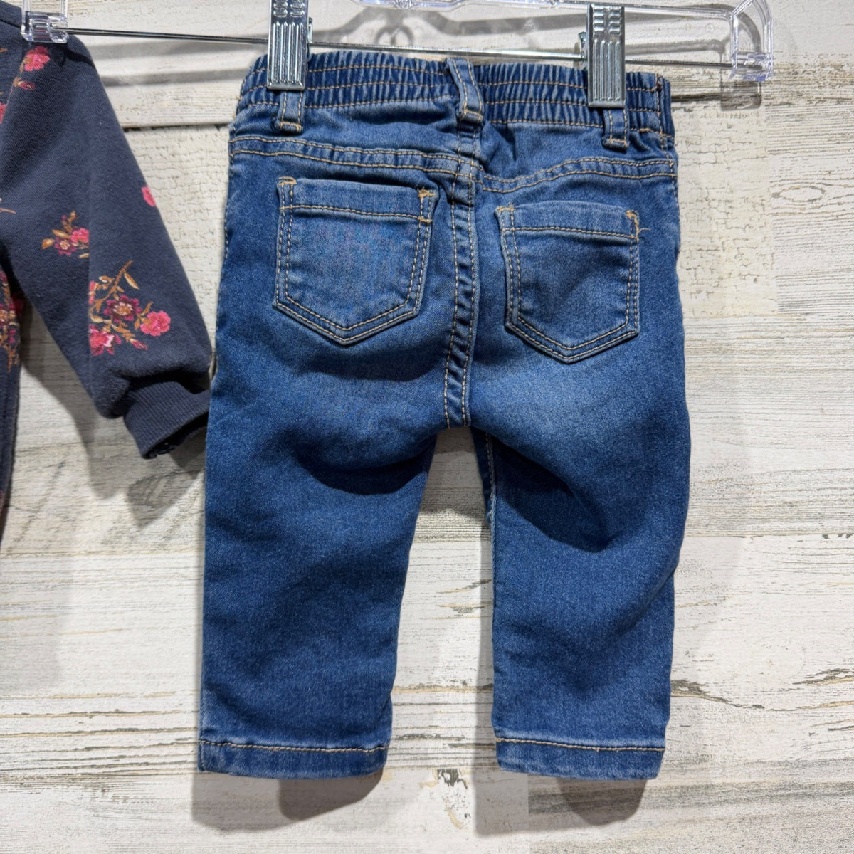 Old Navy HB Baby Clothing Bundle Girls 3-6M Long Sleeve Pants Denim EUC9
