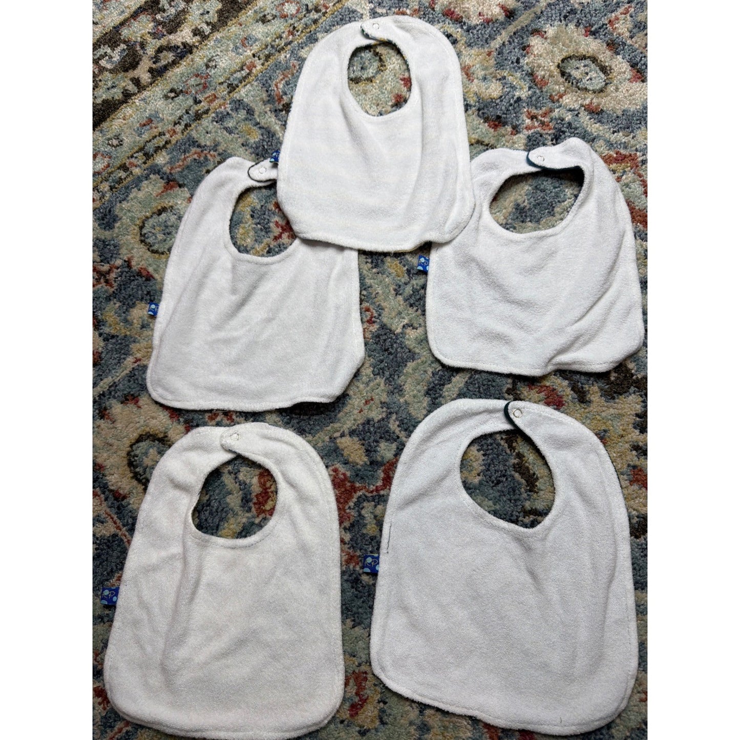 Kickee Pants Bibs and Lovey Bundle Baby Boys Blue Green Sharks Cows Bamboo Soft3