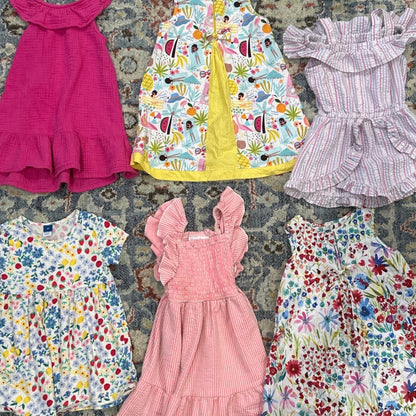 Bonnie Jean Old Navy Girls 2T Multi Color Dress Romper Bundle 6pc GUC3
