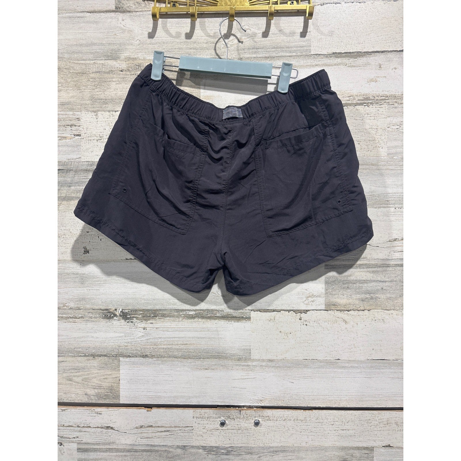 The North Face Hiking Shorts Women L Gray Belted Cargo Gorpcore EUC2
