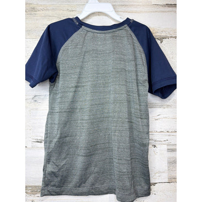 Houston Astros T-Shirt Boys XS 4/5 Gray Navy Raglan Baseball Sport3