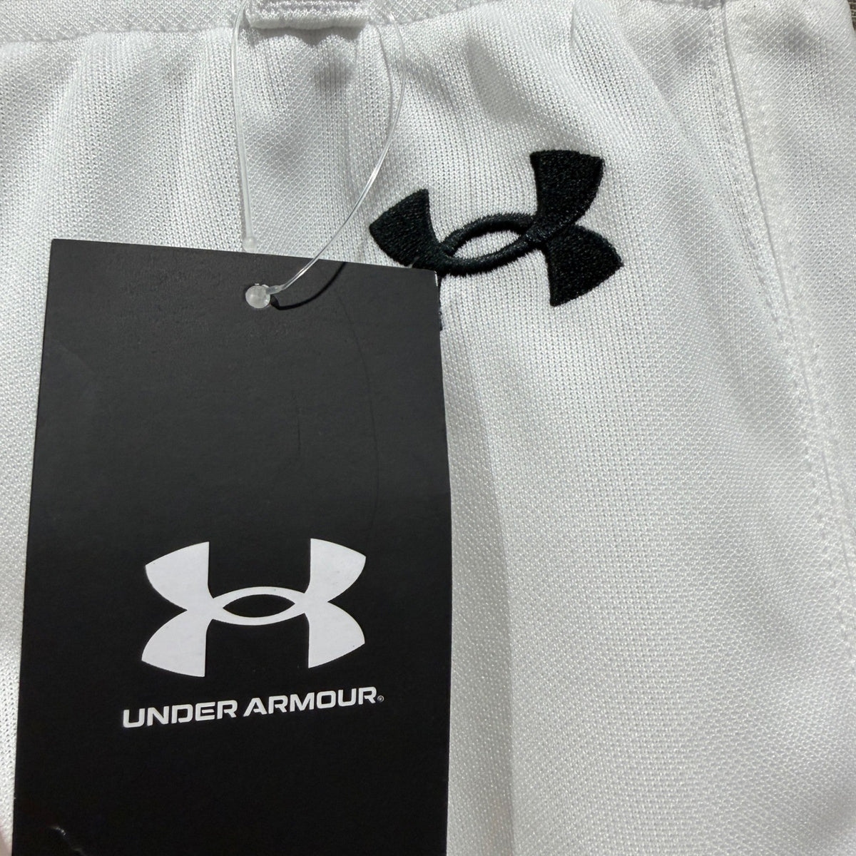 Under Armour Tball Pant w/Belt Loops Kids YXXXS White Polyester Sport Flawless2