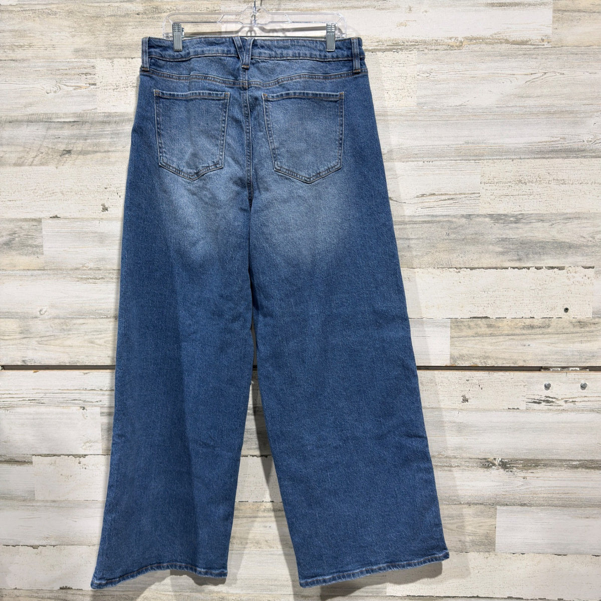 Celebrity Pink Wide Leg Jeans Women 15/32 Blue Cotton Denim Y2K Style EUC2