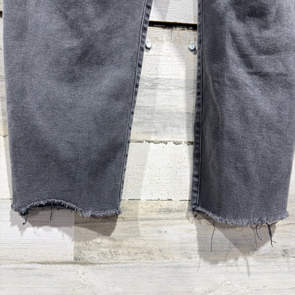 Ava & Viv High Rise Slim Straight Jeans Women 17 Grey Cotton Blend Modern EUC5