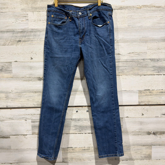 Levi 511 Slim Jeans Mens 34x30 Blue Denim Stretch Casual Americana EUC0