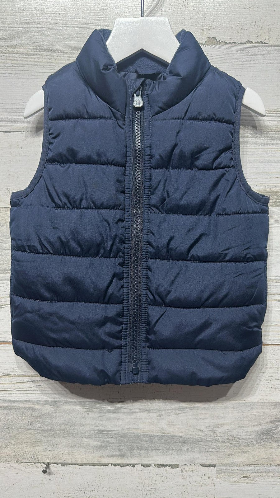 Gap Puffer Vest Kids 2T Navy Blue ColdControl Water Resistant EUC0