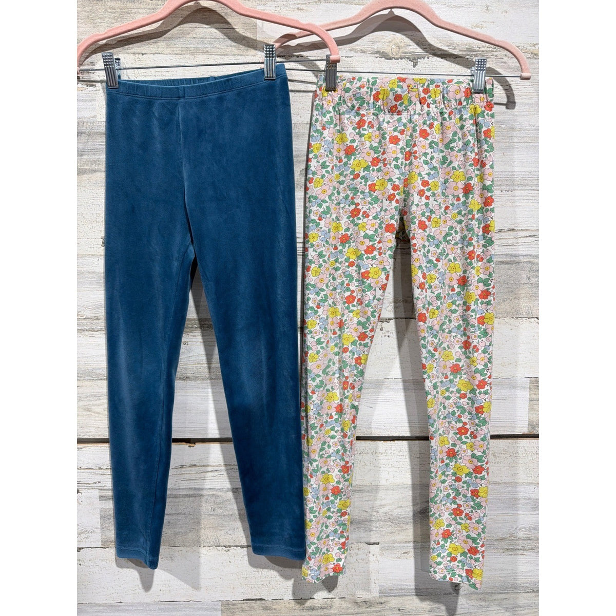Hanna Andersson Tea Mini Boden Girls 10-12 Yellow Blue Floral Legging Set5