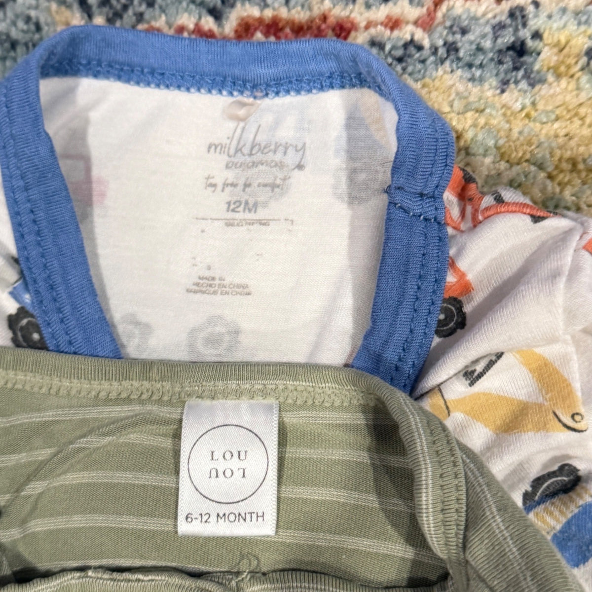 Little Wings Lou Lou Company Baby Preemie - 12m Mixed Size Lot Green Tan *Flawed14
