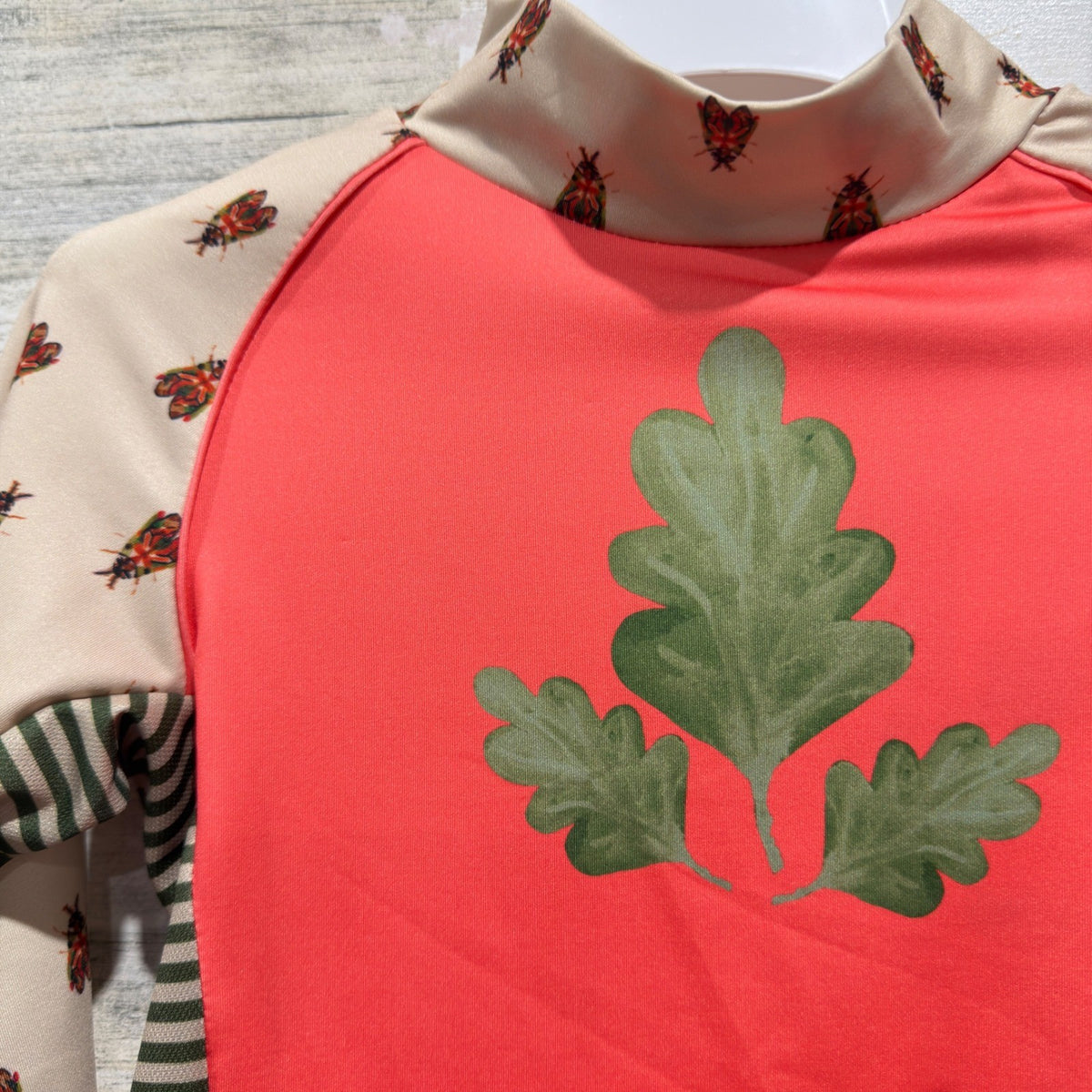 Stonz Sun Top Kids 5T Coral Forest Trail Rash Guard Naturecore NWT1