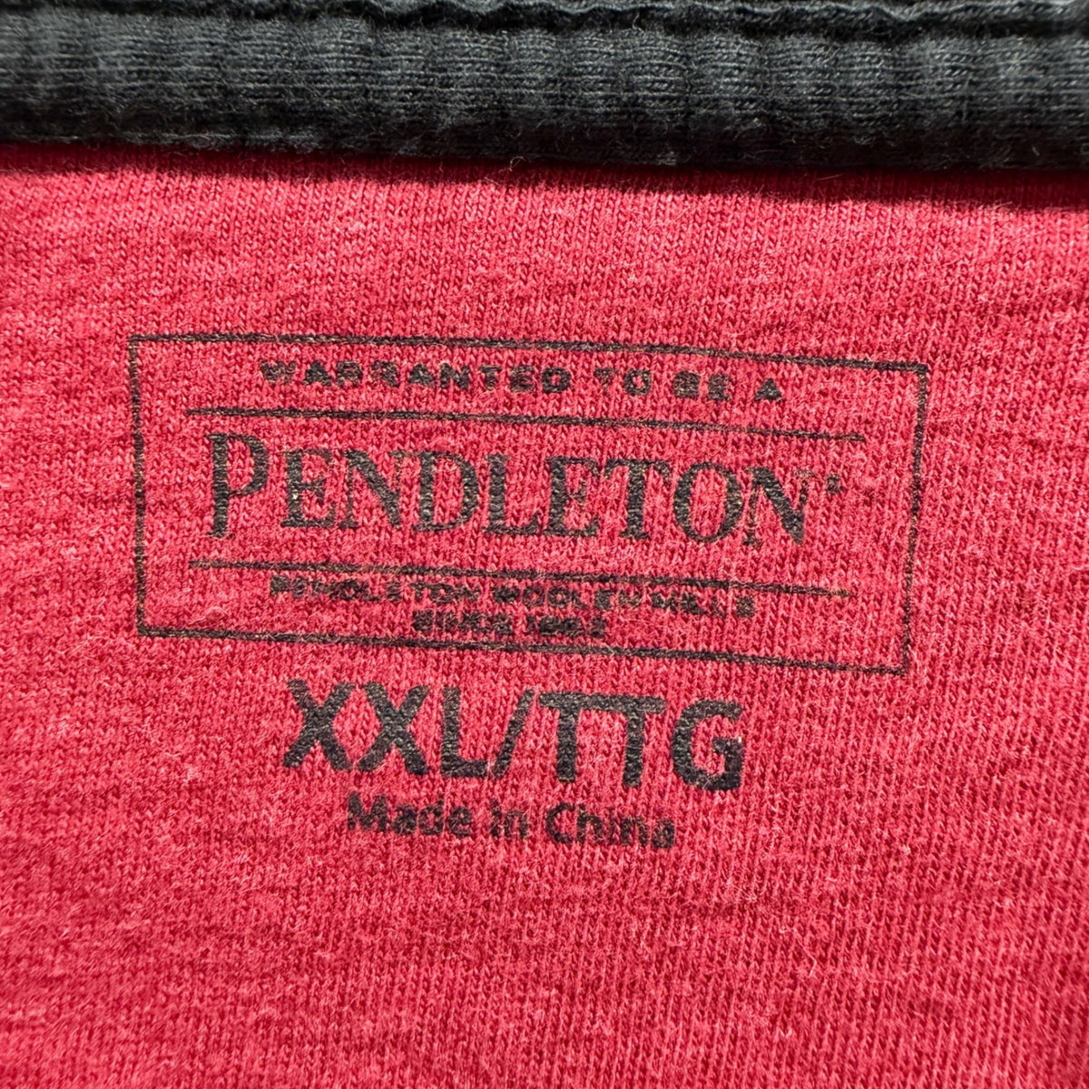 Pendleton Pocket Tee Men XXL Black Long Sleeve Cotton2
