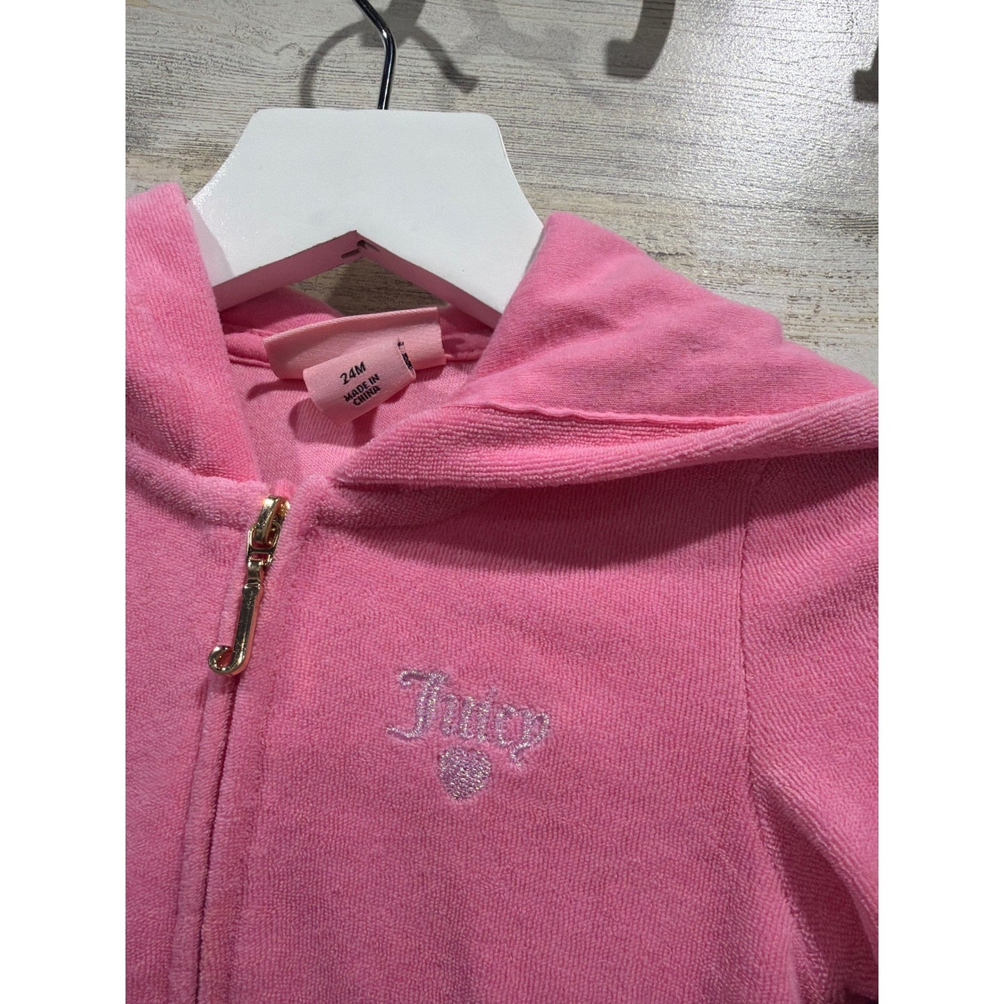 Juicy Couture 7 For All Mankind Jackets Girls 18M 24M Pink Blue Girly Bows4