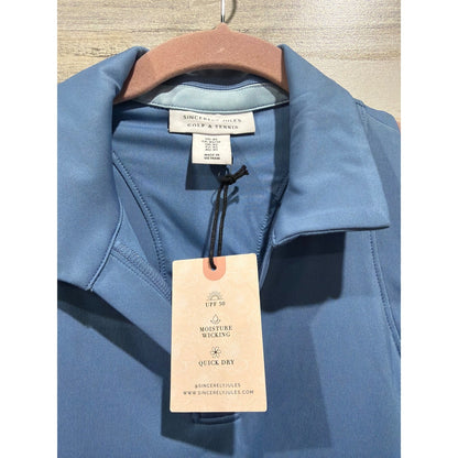 Sincerely Jules Polo Dress Women XS Blue Sleeveless Athletic NWT1